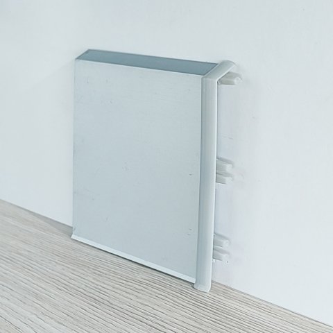 Соединитель для плинтуса BI100 серый