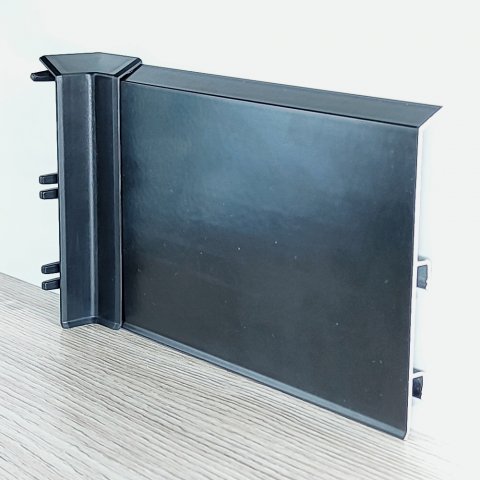 Угол внутренний для плинтуса BI100 черный