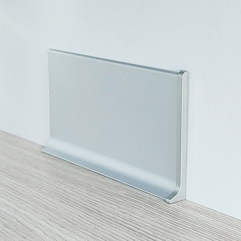 Заглушка для L-образного плинтуса BA40-100 серебро (R+L)