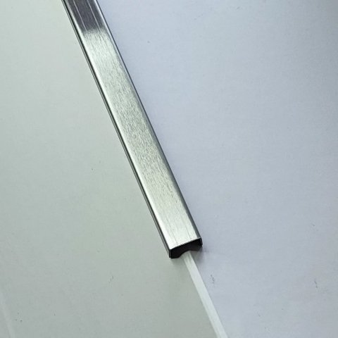 Профиль П Сталь Серебро шлифованный 430 МКР 10 мм х 10 мм х 3000 мм