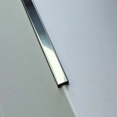 Профиль П Сталь Серебро полированный 430 МКР 10 мм х 10 мм х 3000 мм