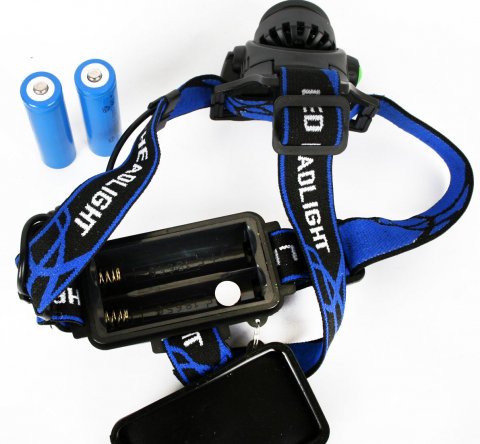 Налобный светодиодный фонарь Ultraflash Headlite аккумуляторный 100х80 260 лм E150 12188
