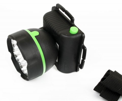 Налобный светодиодный фонарь Ultraflash Т от батареек 85х75 20 лм 909LED7 11782