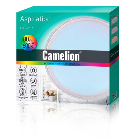 Настенно-потолочный светильник Camelion LBS-7732 14526