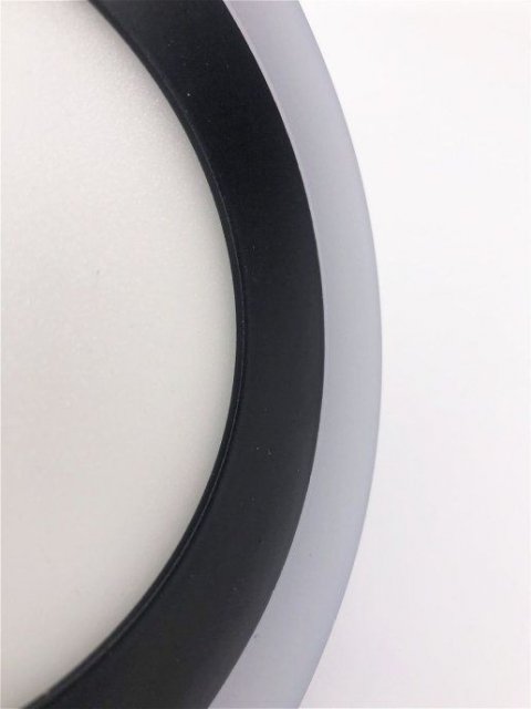 Настенно-потолочный светодиодный светильник Elvan NLS-500R-12/4-WW/NH-Bk