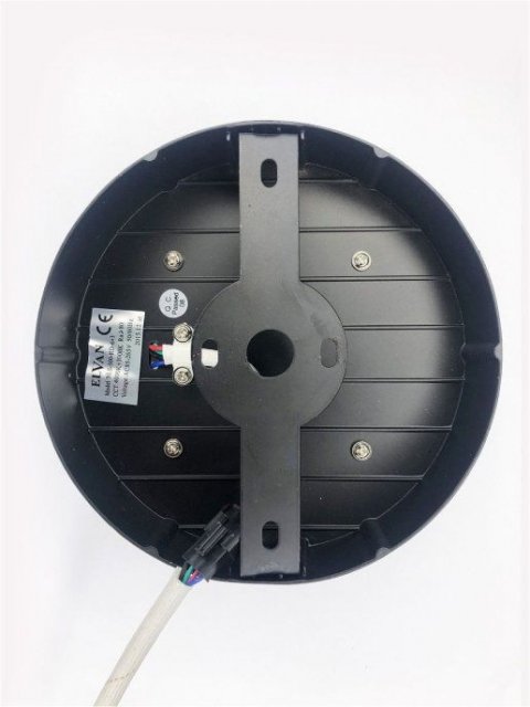 Настенно-потолочный светодиодный светильник Elvan NLS-500R-12/4-WW/NH-Bk