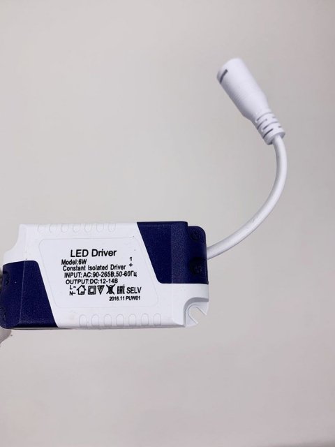 Настенно-потолочный светодиодный светильник Elvan NLS-702SQ-6W-WW-Wh