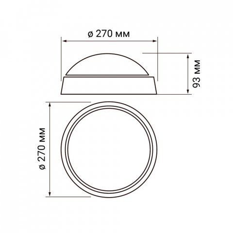 Настенно-потолочный светодиодный светильник Jazzway PBH-PC-RA 5020788