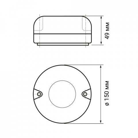 Настенно-потолочный светодиодный светильник Jazzway PBH-PC4-RSM 5009363