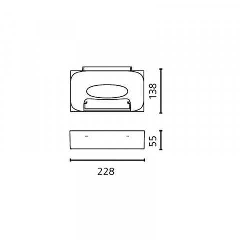 Настенный светильник Artemide Melete 1634010A