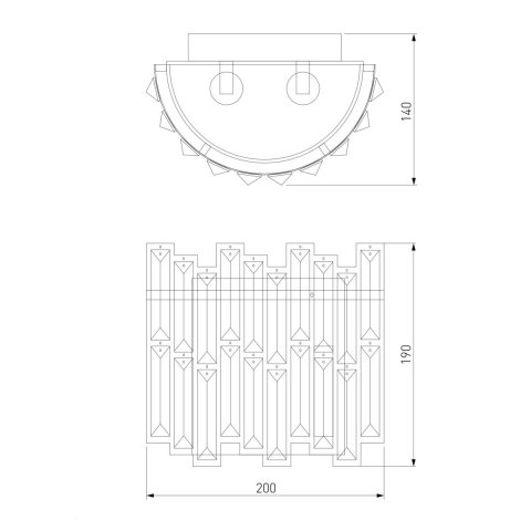 Настенный светильник Bogates Zolletta 339/2