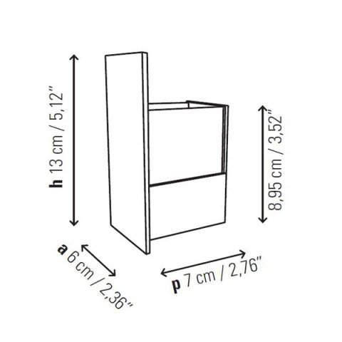 Настенный светильник Bover Klein Opal