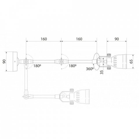 Настенный светильник Covali WL-51691