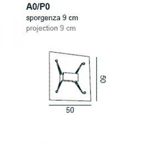 Настенный светильник De Majo Spider AO PO