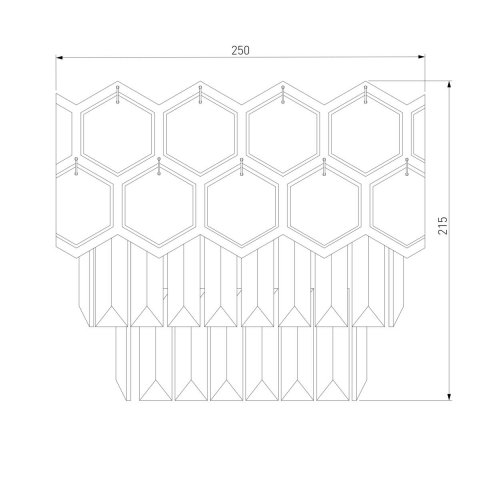 Настенный светильник Eurosvet Ariana 10124/2 хром/прозрачный хрусталь Strotskis