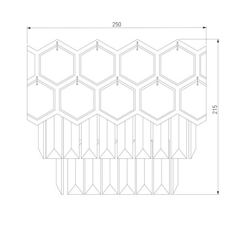 Настенный светильник Eurosvet Ariana 10124/2 хром/прозрачный хрусталь Strotskis