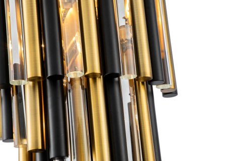 Настенный светильник iLamp Tribeca 097B-3 Matt Bronze&Black