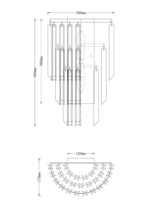 Настенный светильник Moderli Ivo V7051-2W
