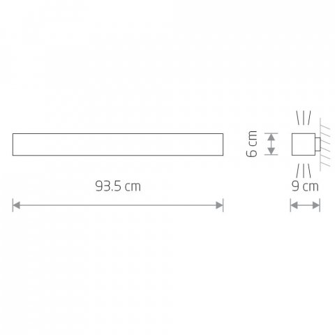 Настенный светильник Nowodvorski Soft Wall Led 90x6 7534