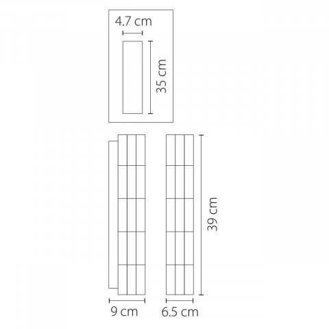 Настенный светильник Osgona Limpio 722620