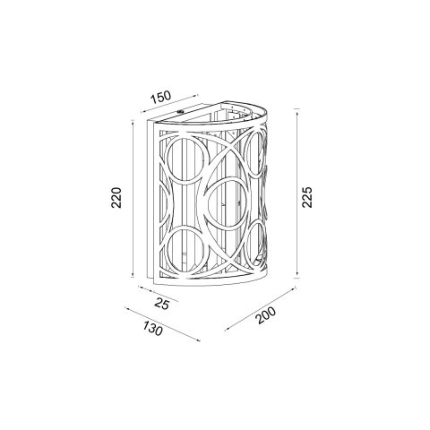 Настенный светильник Vele Luce Riccio VL3164W02