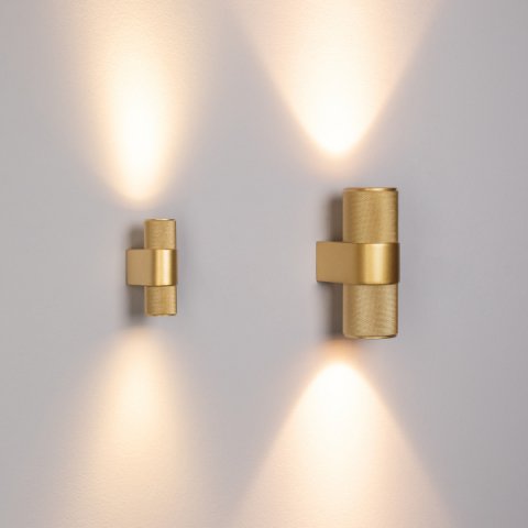 Настенный светодиодный светильник Arlight SP-Spicy-Wall-Mini-Twin-S104x39-2x3W Warm3000 035562