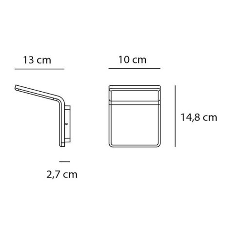 Настенный светодиодный светильник Artemide Cuma 1151010A
