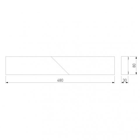 Настенный светодиодный светильник Elektrostandard Snip 40107/LED темно-серый a055430