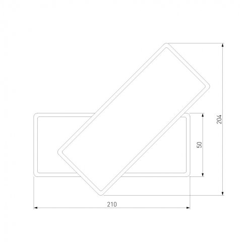 Настенный светодиодный светильник Elektrostandard Twirl 90316/2 черный a055790