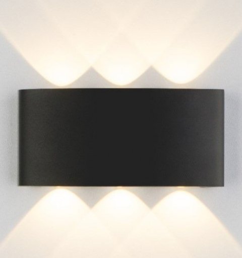 Настенный светодиодный светильник IMEX Cross IL.0014.0001-6 BK