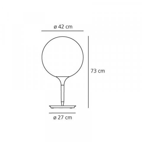 Настольная лампа Artemide Castore 1048010A