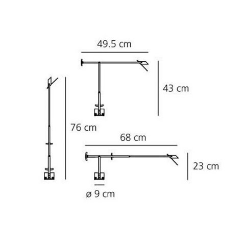 Настольная лампа Artemide Tizio A008130
