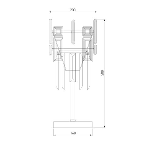 Настольная лампа Bogates Lago 01108/1 Strotskis