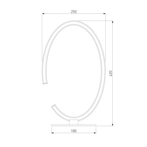 Настольная лампа Eurosvet 80414/1 сатин-никель