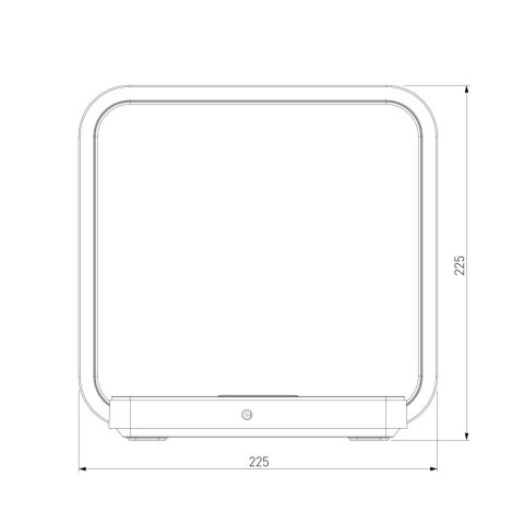 Настольная лампа Eurosvet Frame 80502/1 черный