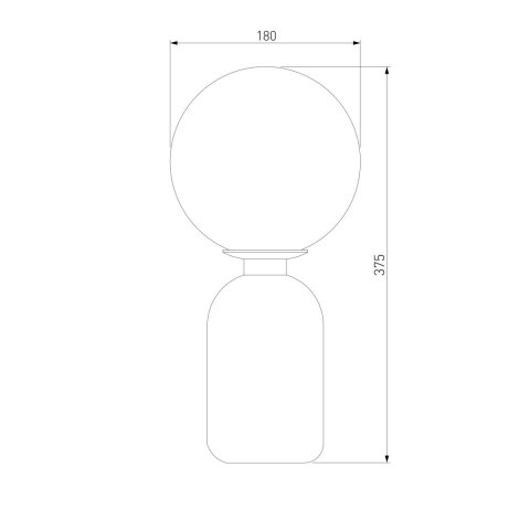 Настольная лампа Eurosvet Оптима Bubble 01197/1 золото