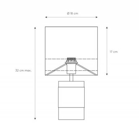 Настольная лампа Lucide Extravaganza Frizzle 10500/81/34