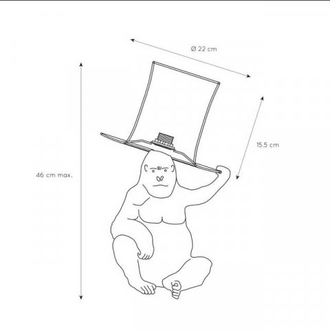 Настольная лампа Lucide Extravaganza Gust 10503/81/30