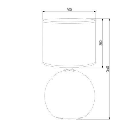 Настольная лампа TK Lighting 5068 Palla