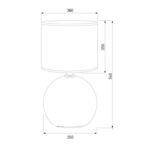 Настольная лампа TK Lighting 5089 Palla