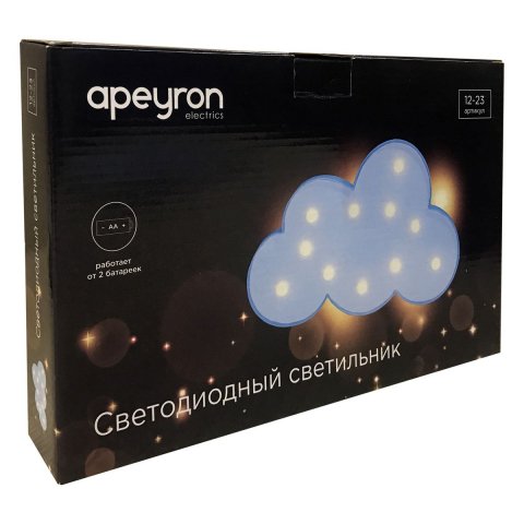 Ночник Apeyron Облако 12-23