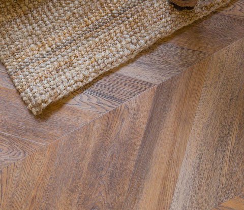 Замковый виниловый пол Vinilam Parquet Chevron RI153610CL4 Шеврон Нормандия
