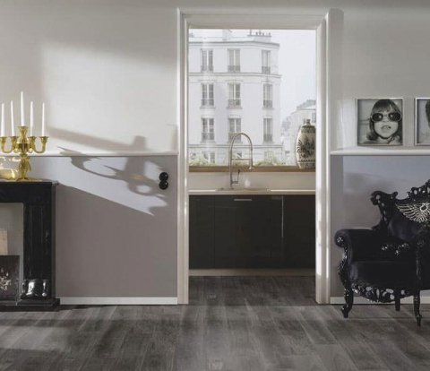 Замковый виниловый пол Avatara Perform Straight Edition N10 2704 Дуб Антарес черно-серый