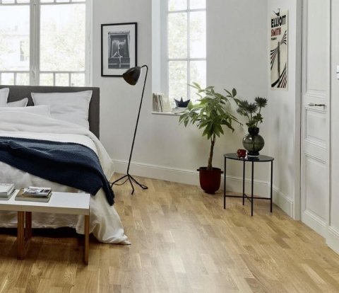 Паркетная доска Focus Floor Classic Дуб Libeccio Hugh Gloss 3S