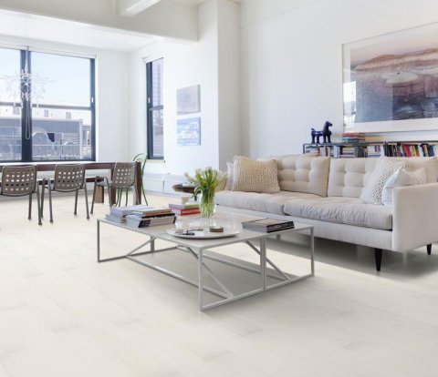 Паркетная доска DuoWood Дуб White Marble 3S