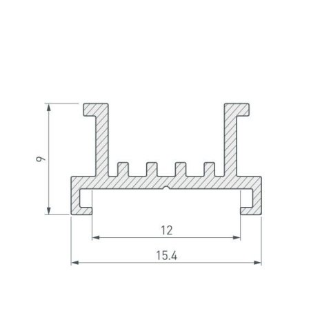 Основание для ленты Arlight SL-Line-2522-2500 033415