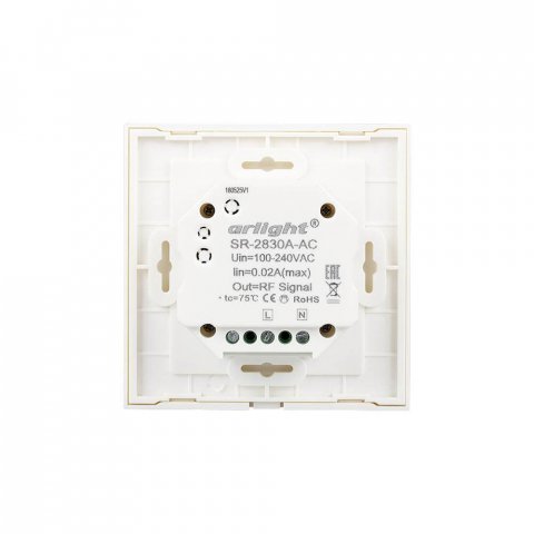Панель управления Arlight Sens SR-2830A-RF-IN White 017858