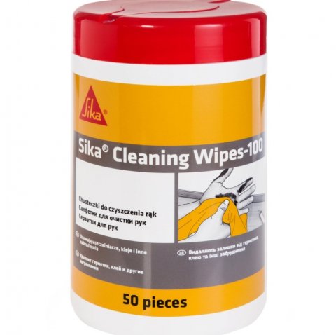 Очищающие салфетки SikaCleaning Wipes-100 (50 шт)