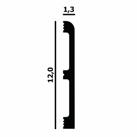 Плинтус напольный P68