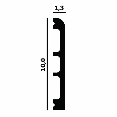Плинтус напольный P69